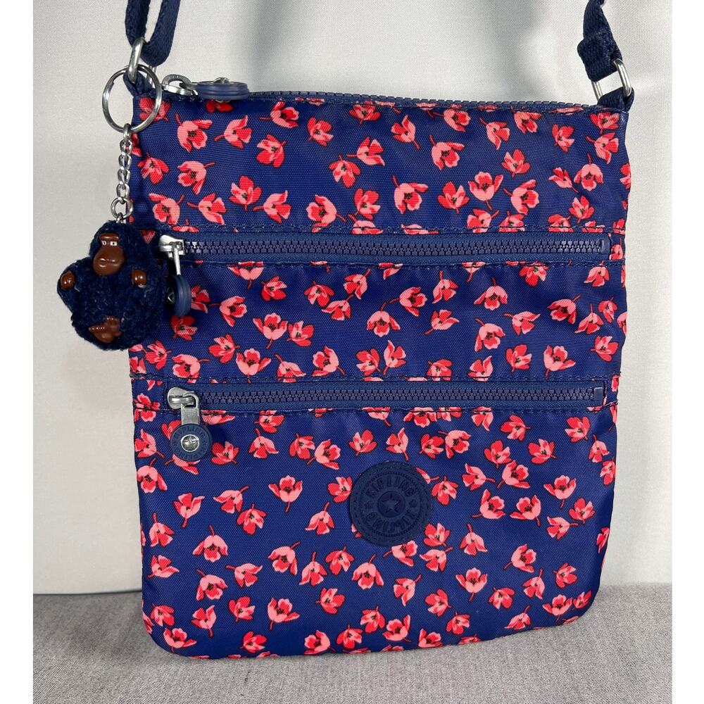 Kipling KEIKO Crossbody Bag, Brilliant Buds Pink